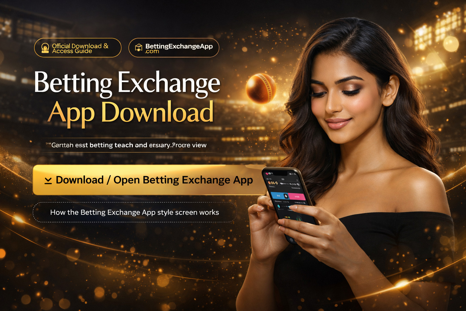 User viewing Betting Exchange App Download live odds screen on mobile